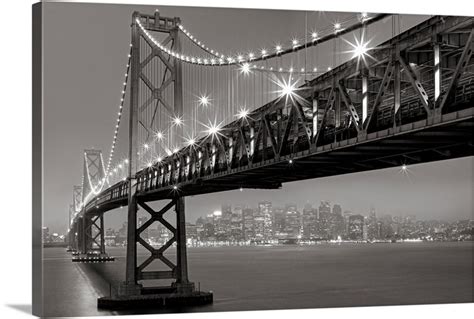 Bay Bridge at Night | Great Big Canvas