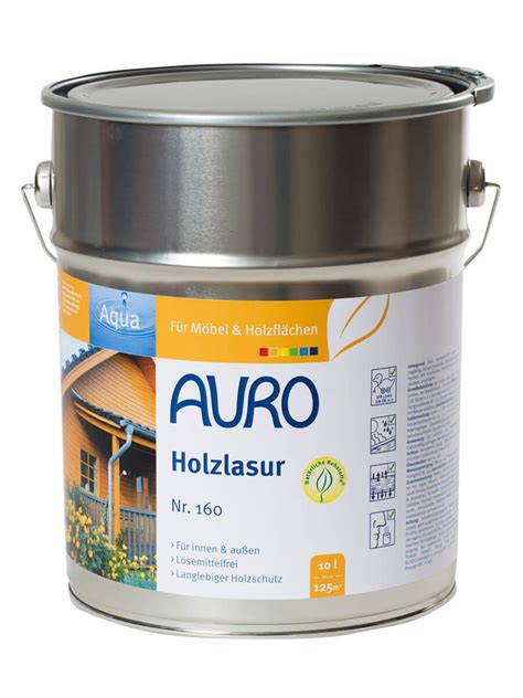 Auro Holzlasur Aqua Nr Farbton Naturfarben