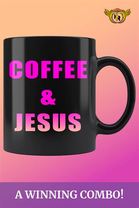 COFFEE & JESUS BLACK MUG | Mugs, Coffee, Coffee love