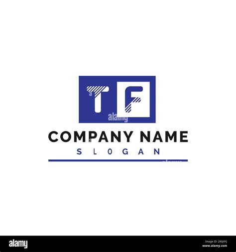 Tf Logo Design Tf Letter Logo Vector Illustration Vector Stock