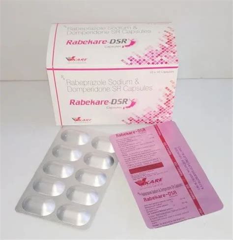 Rabekare Dsr Rabeprazole Sodium Domperidone Sr Capsules X Capsule