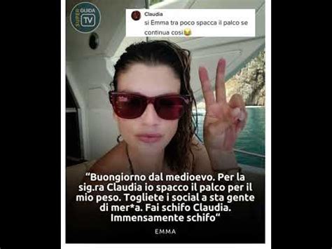 Lo Sfogo Della Signora Claudia Contro Emma Con Il Tuo Peso Sfondi Il