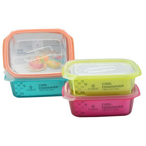 Jual KOTAK TEMPAT MAKAN BEKAL CLARIS 2737 750 ML RECTANGULAR FOOD SAVER