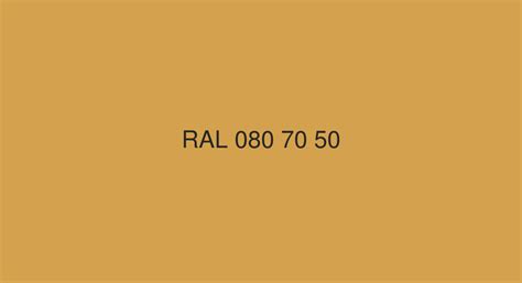 Ral Antique Brass Ral 080 70 50 Color In Ral Design Chart