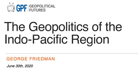 Live Discussion: The Geopolitics of the Indo-Pacific Region ...