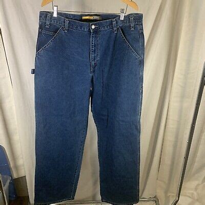 Vintage Levis Silvertab Jeans Mens 38x34 Carpenter Wide Leg Baggy 90s