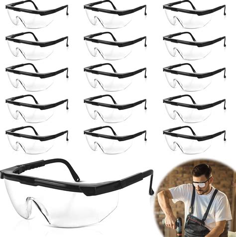 16 Stück Schutzbrillen: Schutzbrille, Laborbrille, Motorradbrille