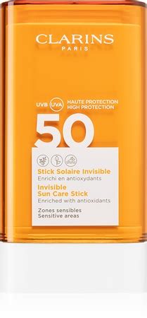 Clarins Invisible Sun Care Stick protection stick for sensitive areas ...