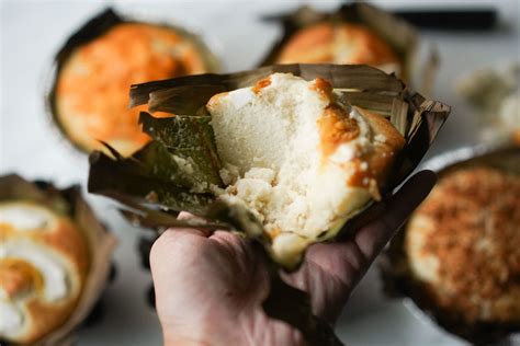 Bibingka Recipe Filipino Baked Coconut Rice Cakes Hungry Huy