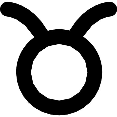 Taurus Star Sign Symbol