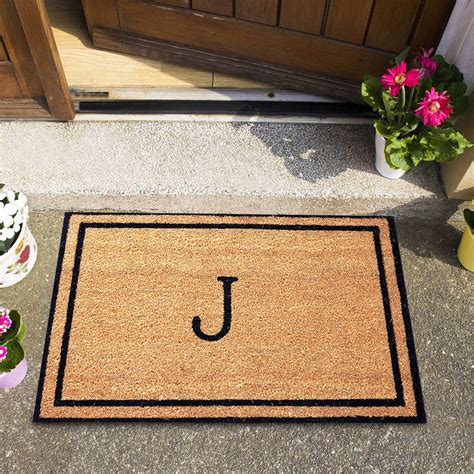 Personalized Monogram Door Mat Coco Collection Non-slip | Etsy