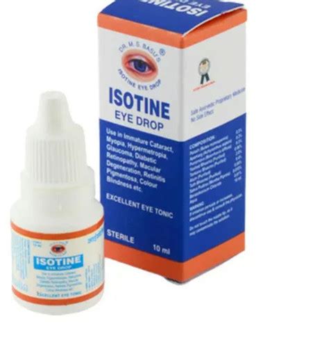 Isotine Eye Drops, 10 ml | API GENERIC PHARMACY