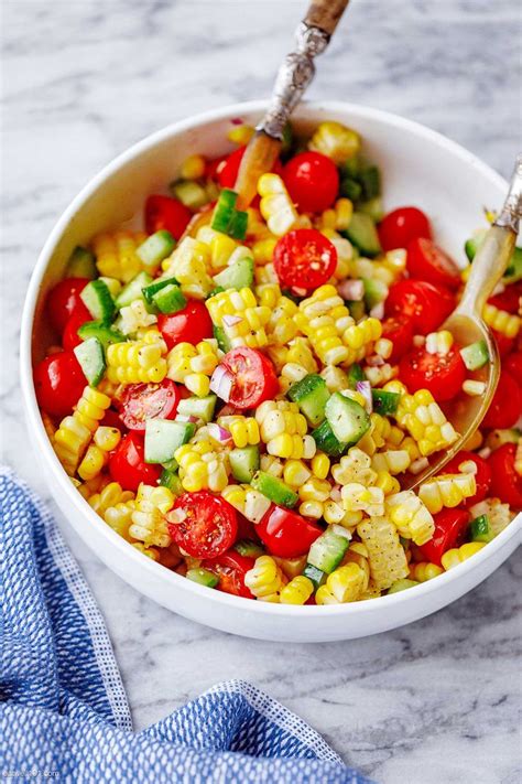 Tomato Corn Salad {fresh And Juicy} Fresh Salad Recipes Best Corn Salad Recipe Best Salad Recipes