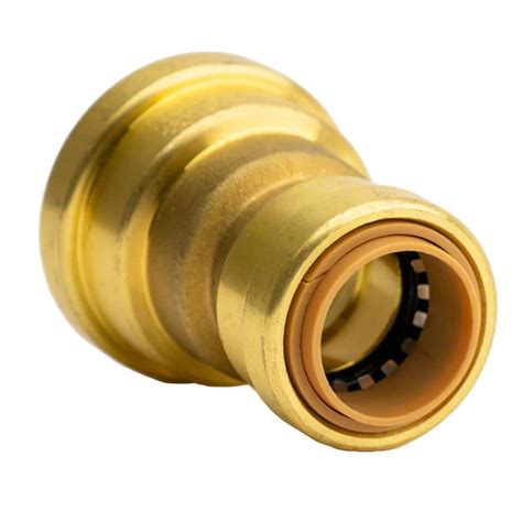 Quickfitting In X In Push To Connect Brass Reducing Coupling