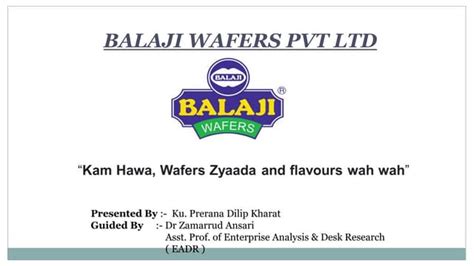 Balaji Wafers Pvt Ltdpptx