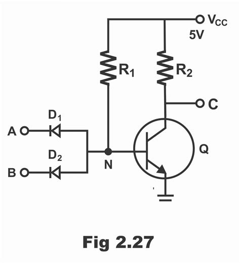 Logic NAND Gate Working Principle Circuit Diagram