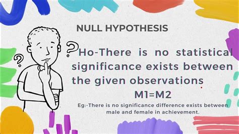 Null Hypothesis Vs Alternative Hypothesis Youtube