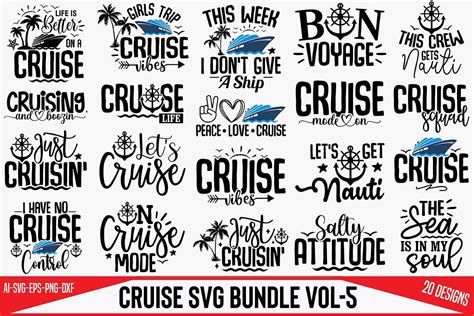 Cruise Svg Bundle Vol 5 Bundle · Creative Fabrica