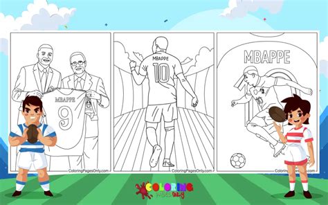 30 Kylian Mbappé Coloring Pages Free Printable Pdf And Online Coloring