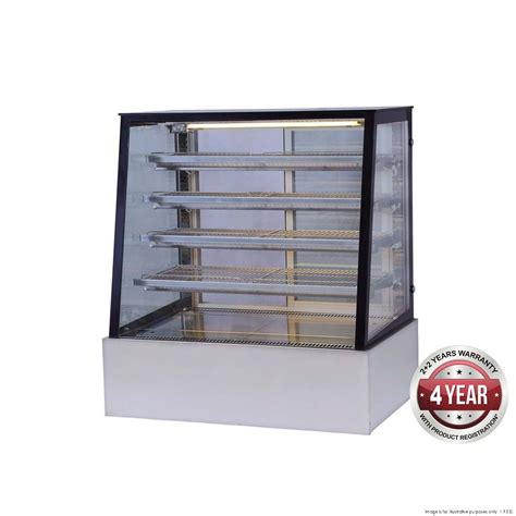 Roband S26RD Square Glass Hot Food Display Bar 12 Pans With Roller Doors Double Row Atlantic