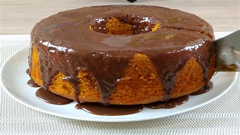 BOLO DE CENOURA QUE JA SAI RECHEADO DO FORNO BRIGADEIRO YouTube