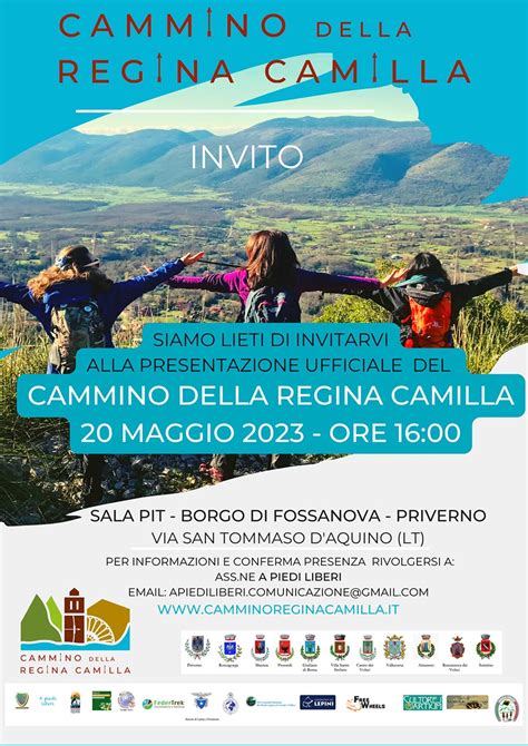 Presentazione Cammino Della Regina Camilla Benvenuti In Ciociaria In