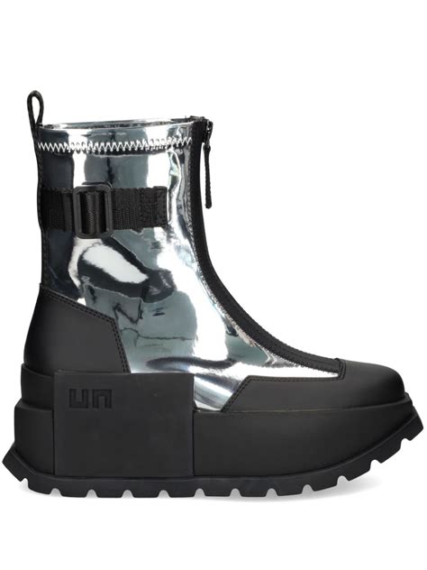 United Nude Roko Bootie Ii Boots Silver Farfetch