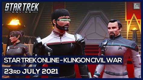 Star Trek Online Klingon Civil War Story Arc Livestream Stream