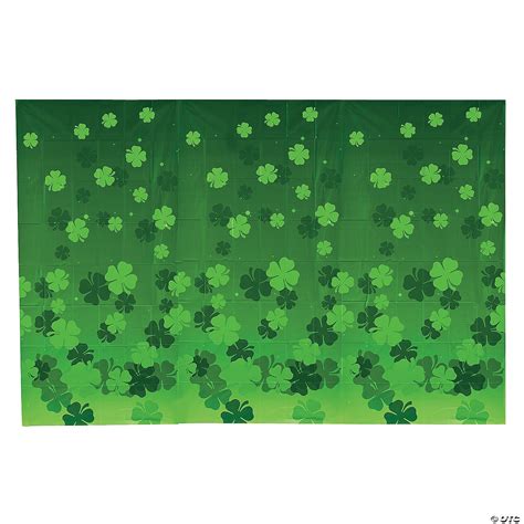 Irish Clover Backdrop Banner 9 Ft X 6 Ft St Patricks Day