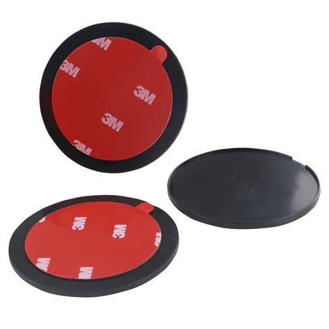 Buy 3 Pack Cuxwill Adhesive Dashboard Disk Pad Circle 80mm With 3m Sticker For Dashboard Ing