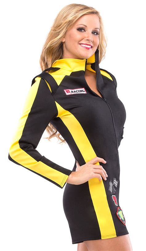 Coquette Sexy Womens Racing Race Car Driver Halloween Costume