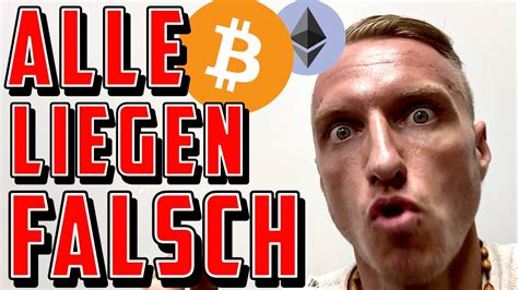 Bitcoin Crypto Jeder Liegt Falsch Zurzeit Youtube