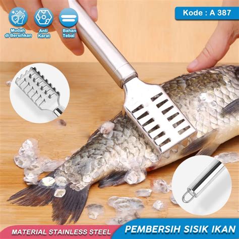 Jual Alat Pembersih Sisik Ikan Pisau Pembersih Sisik Ikan Pisau