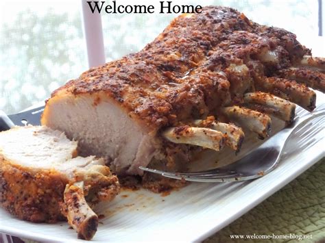 Welcome Home Blog: ♥ Pork Rib Roast (AKA: Crown Pork Roast)