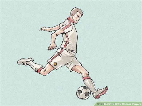 Ways To Draw Soccer Players Wikihow