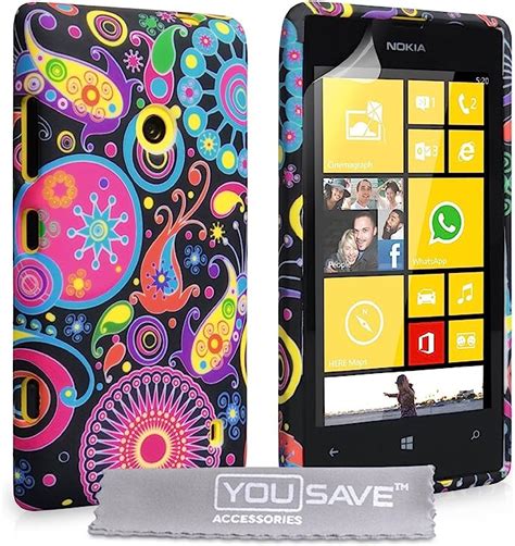 Yousave Accessories Custodia In Silicon Gel Per Nokia Lumia Design