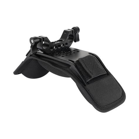 CAMVATE Shoulder Mount Shoulder Pad With 15mm Railblock Rod Clamp For