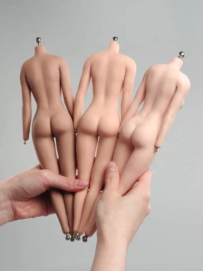 Scale Flexible Female Seamless Body Action Figure Body Nude Body For Inch Action Figures