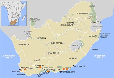 Garden Route Mietwagenreise Südafrika Selbstfahrer Rundreise Madiba de