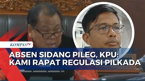 Kena Tegur Hakim Mk Gara Gara Absen Sidang Pileg Komisioner Kpu Bela