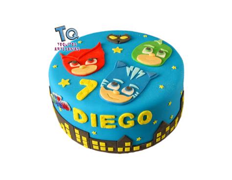 Torta H Roes En Pijama Pj Masks Sakura Artesania