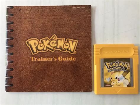 Pokemon Yellow Special Pikachu Edition Version Nintendo Gameboy Game