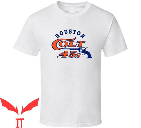 Colt 45 T Shirt Houston Colt 45s Retro Logo Baseball Fan