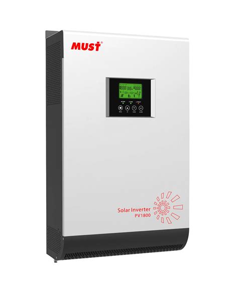 Must 3000w Hybrid Inverter 3000 Watt Solar Inverter With 80a Mppt