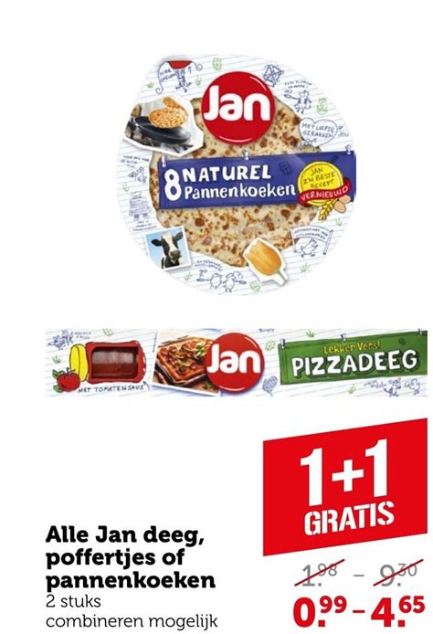 Alle Jan Deeg Poffertjes Of Pannenkoeken Aanbieding Bij Coop