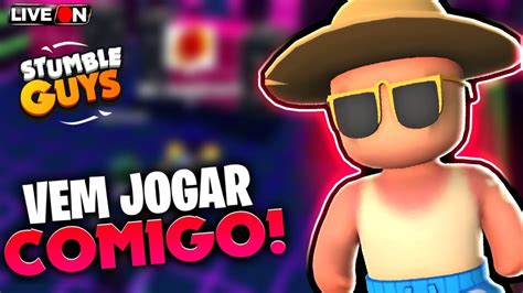 Stumble Guys Ao Vivo Fin Burlas Sem Conta Jogando Inscritos Pc