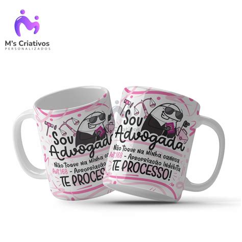 Caneca Personalizada Profissões Flork Advogada Elo7