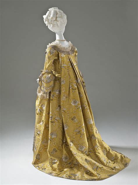 Woman S Robe A La Francaise LACMA M 79 118a B 6 Of 9 18th Century