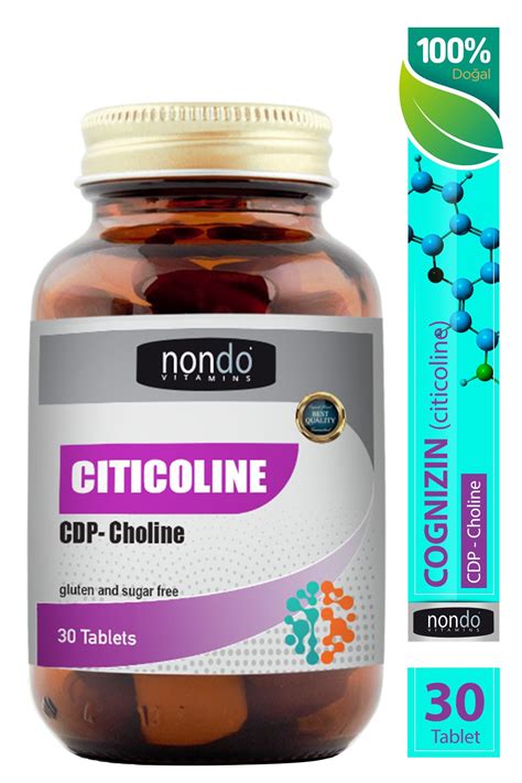 Nondo Citicoline 30 Tablet Sitikolin 30 Tablet COGNİZİN