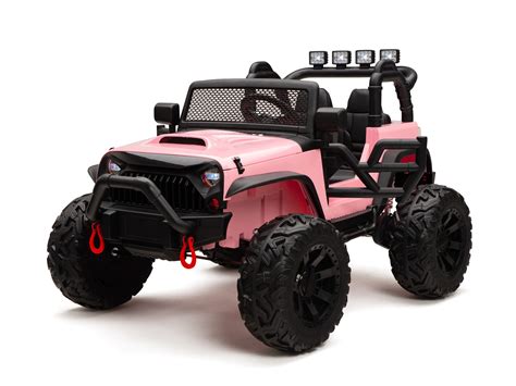 Crawler 24 Volt jeep Ride On Truck with 2.4G Remote Control and Rubber ...